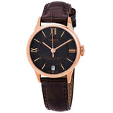 Tissot Chemin Des Tourelles Powermatic 80 Lady Brown Dial Brown Leather Strap Watch For Women - T099.207.36.448.00 Authentic Buy Shop Now