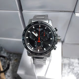 Tissot Supersport Chrono Black Dial Silver Steel Strap Watch For Men - T125.617.11.051.00 Authentic Buy Shop Now