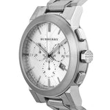 Burberry The City White Dial Silver Steel Strap Watch for Men - BU9750 Authentic Buy Shop Now
