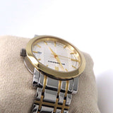 Burberry Heritage White Dial Two Tone Stainless Steel Strap Watch for Men - BU1358 Authentic Buy Shop Now