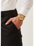 Versace Palazzo Empire White Dial Gold Steel Strap Watch for Men - VERD00318 Authentic Buy Shop Now
