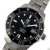Tag Heuer Aquaracer Automatic Caliber 5 Black Dial Silver Steel Strap Watch for Men - WAN2110.BA0822 Authentic Buy Shop Now