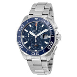 Tag Heuer Aquaracer Calibre 16 43mm Blue Dial Silver Steel Strap Watch for Men - CAY211B.BA0927 Authentic Buy Shop Now