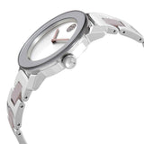 Movado Bold Silver Dial Two Tone Steel Strap Watch for Women - 3600702 Authentic Buy Shop Now