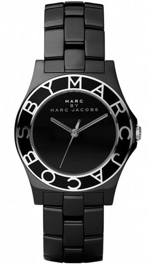Marc Jacobs Black Dial Black Ceramic Strap Watch for Women - MBM9501 Authentic Buy Shop Now