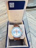 Breitling Top Time Deus Limited Edition White Dial Brown Leather Strap Watch for Men - A233112A1A1X1 Authentic Buy Shop Now