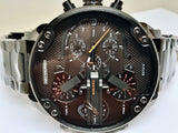 Diesel Mr Daddy 2.0 Chronograph Grey Dial Grey Steel Strap Watch For Men - DZ7315 Authentic Buy Shop Now