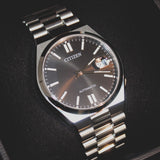 Citizen Tsuyosa Automatic Black Dial Silver Steel Strap Watch For Men - NJ0150-56E Authentic Buy Shop Now