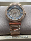 Michael Kors Kerry Mother of Pearl Dial Rose Gold Steel Strap Watch for Women - MK3333 Authentic Buy Shop Now