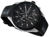 Hugo Boss Velocity Black Dial Black Leather Strap Watch for Men - 1513716 Authentic Buy Shop Now