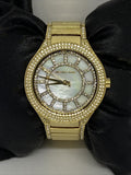 Michael Kors Kerry Mother of Pearl Dial Gold Steel Strap Watch for Women - MK3312 Authentic Buy Shop Now