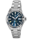 Tag Heuer Aquaracer Calibre 5 Automatic Blue Dial Silver Steel Strap Watch for Men - WAY2012.BA0927 Authentic Buy Shop Now