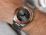 Emporio Armani Sigma Quartz Grey Dial Grey Steel Strap Watch For Men - AR11178 Authentic Buy Shop Now
