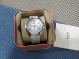 Fossil Cecile White Dial White Leather Strap Watch for Women - AM4484 Authentic Buy Shop Now