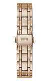 Guess Crystal Diamonds Rose Gold Dial Rose Gold Steel Strap Watch For Women - W11069L1 Authentic Buy Shop Now