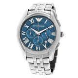 Emporio Armani Classic Navy Blue Dial Stainless Steel Watch For Men - AR1787 Authentic Buy Shop Now