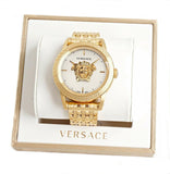 Versace Palazzo Empire White Dial Gold Steel Strap Watch for Men - VERD00318 Authentic Buy Shop Now
