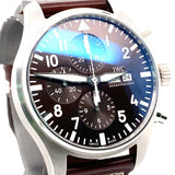IWC Pilot's Watch Chronograph Edition Brown Dial Brown Leather Strap Watch for Men - IW377713 Authentic Buy Shop Now