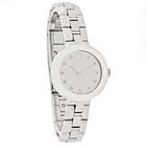 Movado Sapphire Diamonds Silver Dial Silver Steel Strap Watch For Women - 606814 Authentic Buy Shop Now