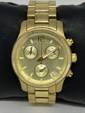 Michael Kors Runway Gold Dial Gold Steel Strap Watch for Women - MK5384 Authentic Buy Shop Now