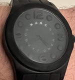 Marc Jacobs Pelly Black Dial Black Silicon Strap Watch for Women - MBM2511 Authentic Buy Shop Now