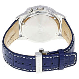 Citizen Eco Drive Calendrier White Dial Blue Leather Strap Watch For Men - BU2020-11A Authentic Buy Shop Now