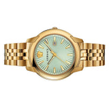Versace V-Urban Quartz White Dial Gold Steel Strap Watch For Men - VELQ00719 Authentic Buy Shop Now