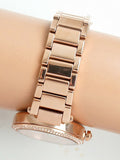 Michael Kors Parker Quartz Rose Gold Dial Rose Gold Steel Strap Watch For Women - MK6660 Authentic Buy Shop Now