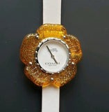 Coach Perry White Dial Beige Leather Strap Watch for Women - 14503050 Authentic Buy Shop Now