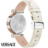 Versace Greca White Dial White Leather Strap Watch for Women - VELW00120 Authentic Buy Shop Now