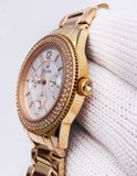 Bulova Crystal Silver Dial Rose Gold Steel Strap Watch for Women - 97N101 Authentic Buy Shop Now
