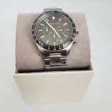 Michael Kors Layton Chronograph Green Dial Silver Steel Strap Watch For Men - MK8912 Authentic Buy Shop Now