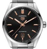 Tag Heuer Carrera Black Dial Silver Steel Strap Watch for Men - WBN2113.BA0639 Authentic Buy Shop Now
