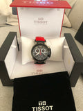 Tissot T Race Chronograph Black Dial Red Rubber Strap Watch for Men - T048.417.27.057.01 Authentic Buy Shop Now