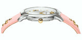 Versace Audrey Quartz White Dial Pink Leather Strap Watch for Women - VELR00119 Authentic Buy Shop Now