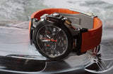Tissot T Race Chronograph Black Dial Orange Rubber Strap Watch for Women - T048.217.27.057.00 Authentic Buy Shop Now