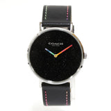 Coach Perry Black Dial Black Leather Strap Watch for Women - 14503033 Authentic Buy Shop Now