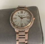 Michael Kors Taryn Quartz White Dial Rose Gold Steel Strap Watch For Women - MK4460 Authentic Buy Shop Now