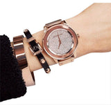 Michael Kors Kinley Rose Gold Dial Rose Gold Steel Strap Watch for Women - MK6210 Authentic Buy Shop Now