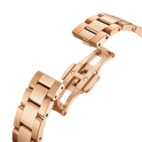 Daniel Wellington Iconic Donna Pink Dial Rose Gold Steel Strap Watch For Women - DW00100331 Authentic Buy Shop Now