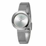 Calvin Klein Firm White Dial Silver Mesh Bracelet Watch for Women - K3N23126 Authentic Buy Shop Now