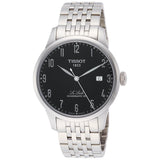 Tissot Le Locle Powermatic 80 Black Dial Silver Steel Strap Watch For Men - T006.407.11.052.00 Authentic Buy Shop Now