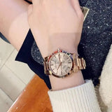 Burberry The City Rose Gold Dial Rose Gold Steel Strap Watch for Women - BU9135 Authentic Buy Shop Now