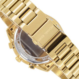 Michael Kors Janelle Chronograph Gold Dial Gold Steel Strap Watch For Men - MK8995 Authentic Buy Shop Now