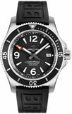 Breitling Superocean II 44mm Black Dial Black Rubber Strap Watch for Men - A17367D71B1S2 Authentic Buy Shop Now