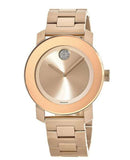 Movado Bold Rose Gold Dial Rose Gold Steel Strap Watch for Women - 3600086 Authentic Buy Shop Now