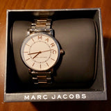 Marc Jacobs Roxy White Dial Two Tone Steel Strap Watch for Women - MJ3553 Authentic Buy Shop Now