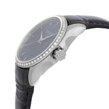 Tissot T Trend Couturier Diamonds Black Dial Black Leather Strap Watch for Women - T035.210.66.051.00 Authentic Buy Shop Now
