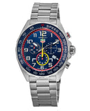 Tag Heuer Formula 1 x Red Bull Racing Chronograph Blue Dial Silver Steel Strap Watch for Men - CAZ101AL.BA0842 Authentic Buy Shop Now