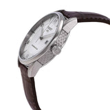 Tissot Luxury Powermatic 80 Silver Dial Brown Leather Strap Watch For Men - T086.407.16.037.00 Authentic Buy Shop Now